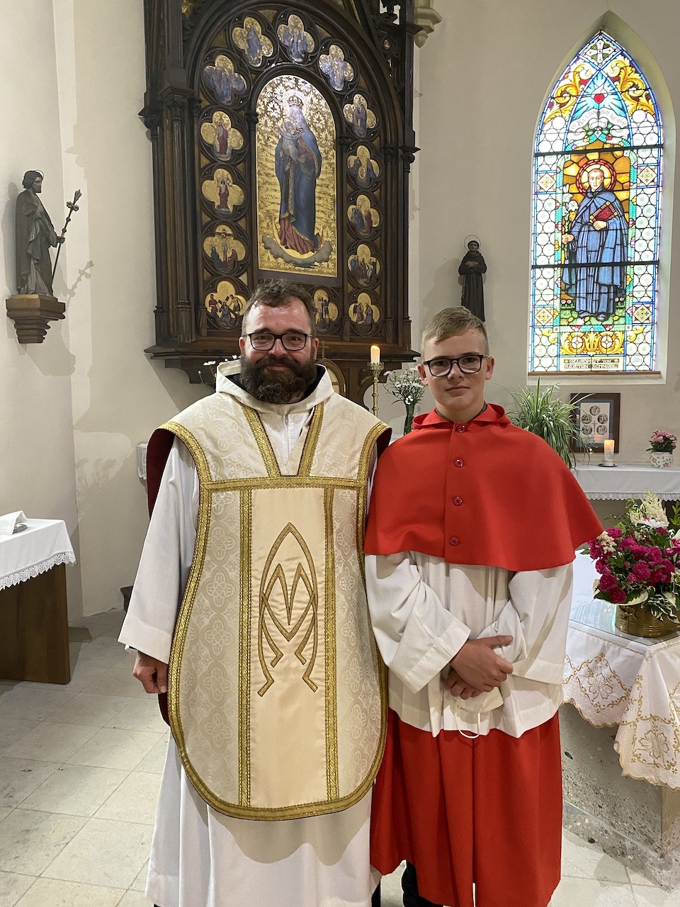 Ministranten in Unterlaussa / Janik Bräuer Jakob Paumann